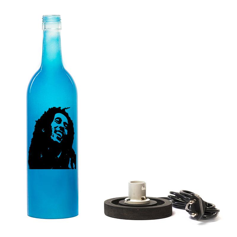 Bob Marley Inlit Lamp (Blue)