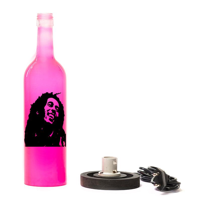 Bob Marley Inlit Lamp (Pink)