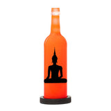 Buddha Inlit Lamp (Orange)