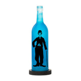 Charlie Chaplin Inlit Lamp (Blue)