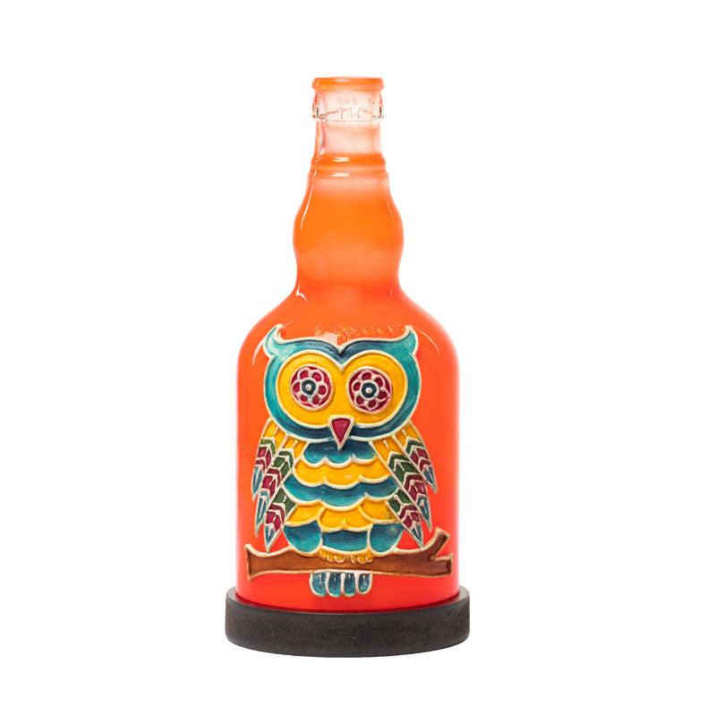 Colorful Owl Handmade Inlit (Orange)