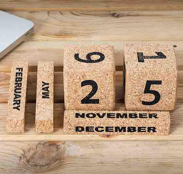Customised Cork DIY Calendar