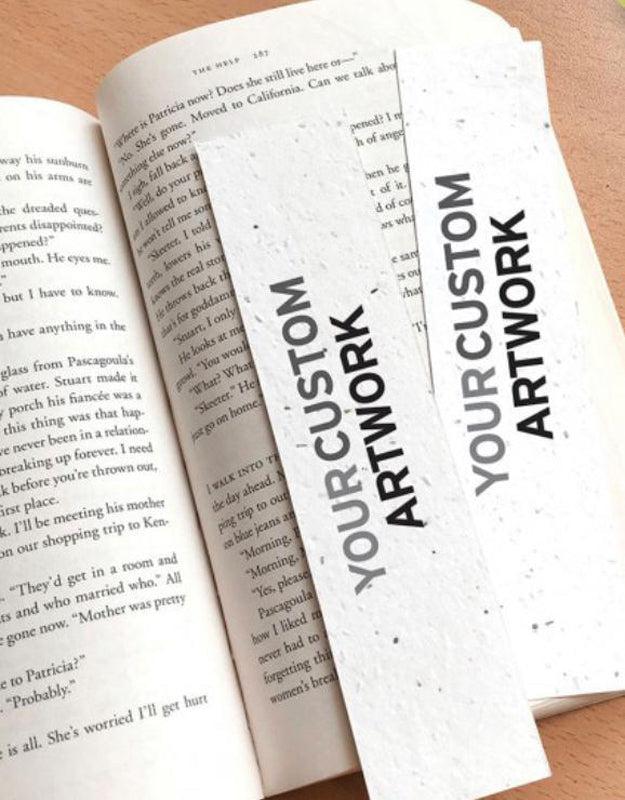 Customised Seed Paper Bookmarks