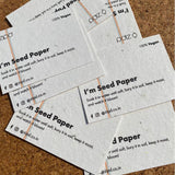 Customised Seed Paper Visiting Cards