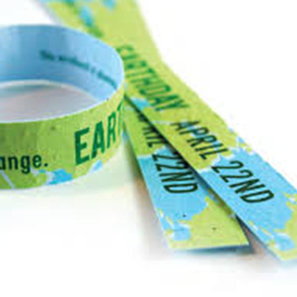 Customised Seed Paper Wrist Bands
