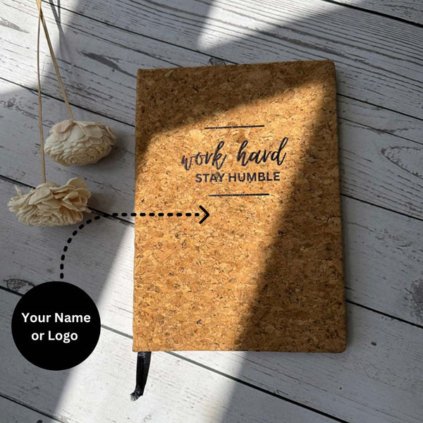 Personalized Eco-friendly Cork Notebook With Seed Pen