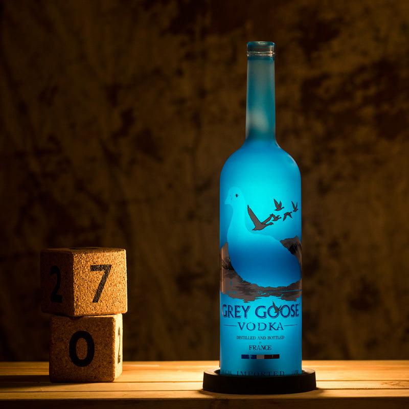 Grey Goose Inlit Lamp (Blue)