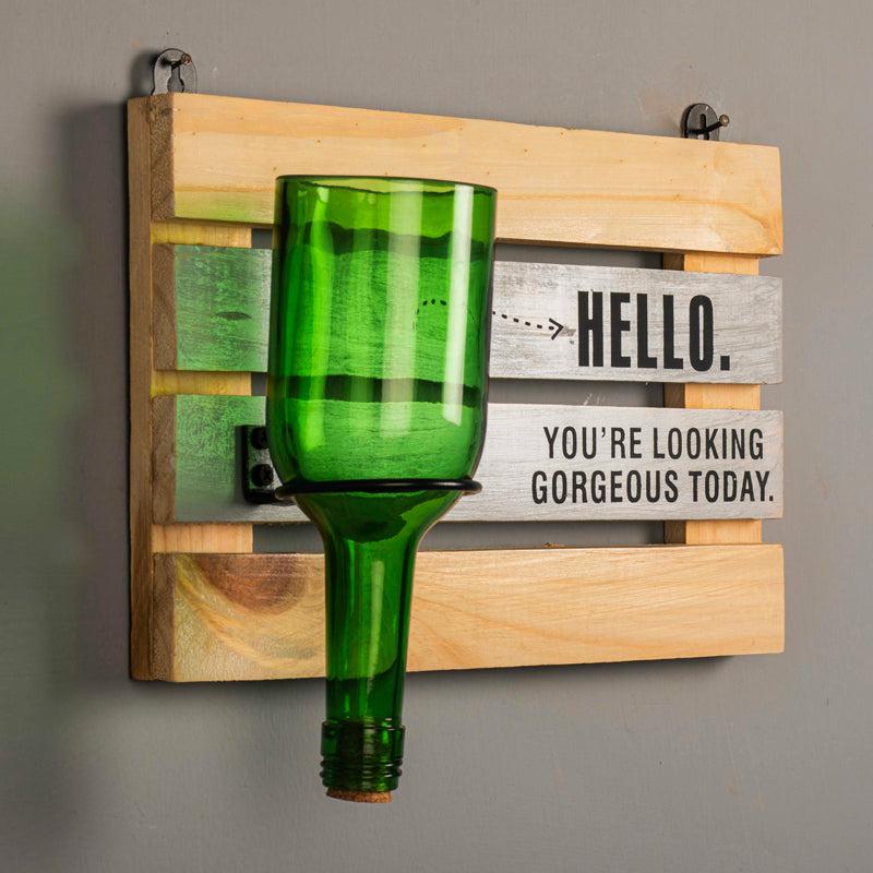 Hello Gorgeous with Wine Planter