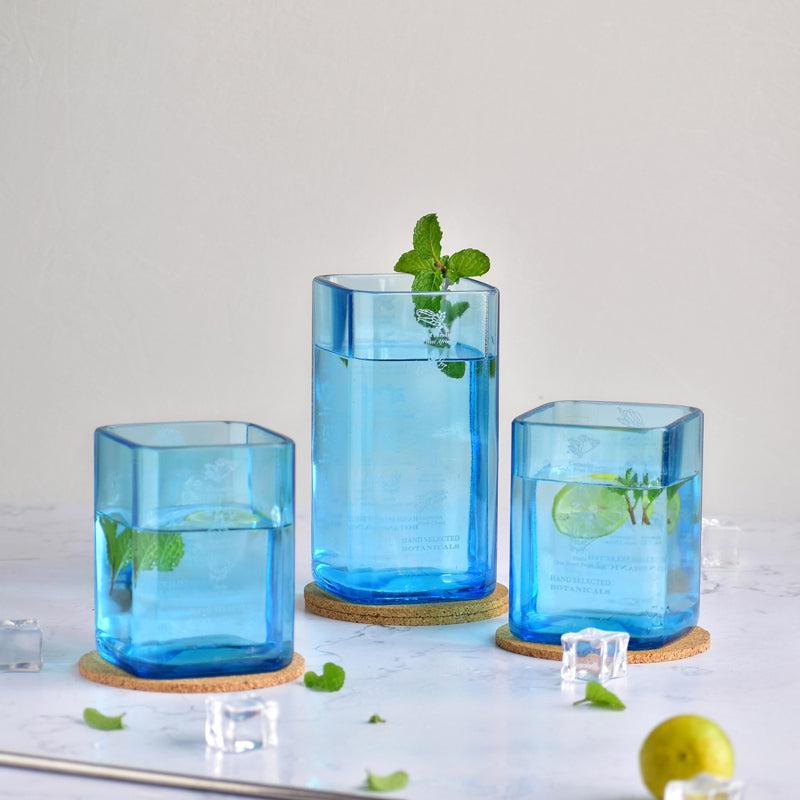 Kavi Bombay Sapphire Glasses (Set of Three)