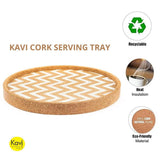 Kavi Bombay Sapphire Serving Set With Cork Tray