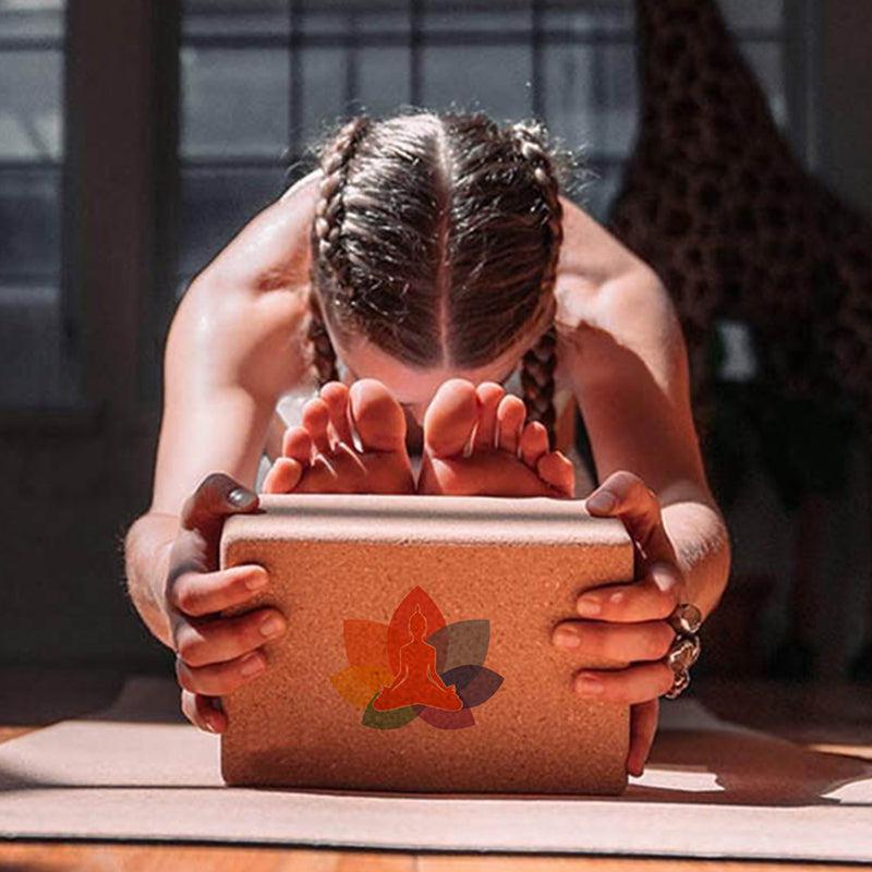 Kavi Buddha Cork Yoga Bricks (Set of 2)