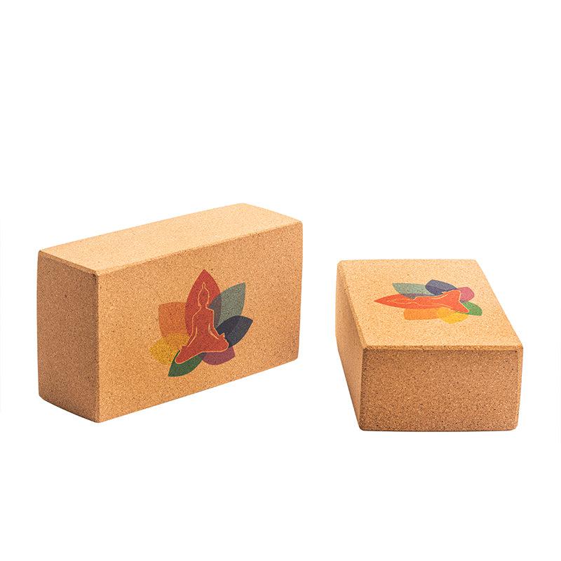 Kavi Buddha Cork Yoga Bricks (Set of 2)