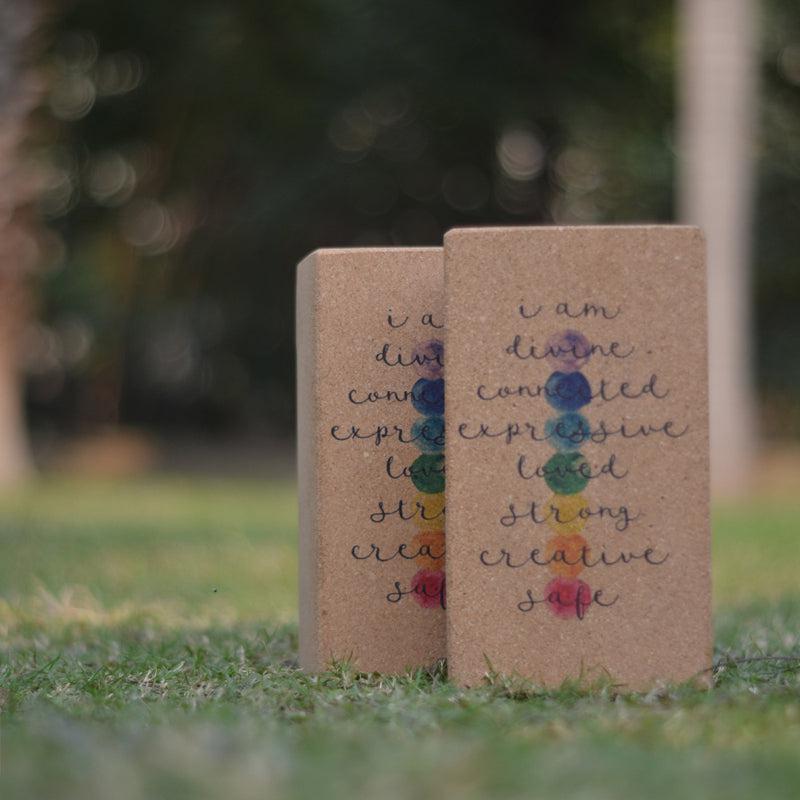 Kavi Chakra Cork Yoga Bricks (Set of 2)
