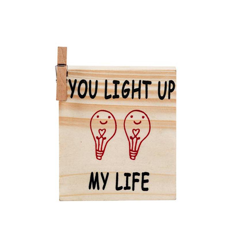 Light up Life Table Photo frame