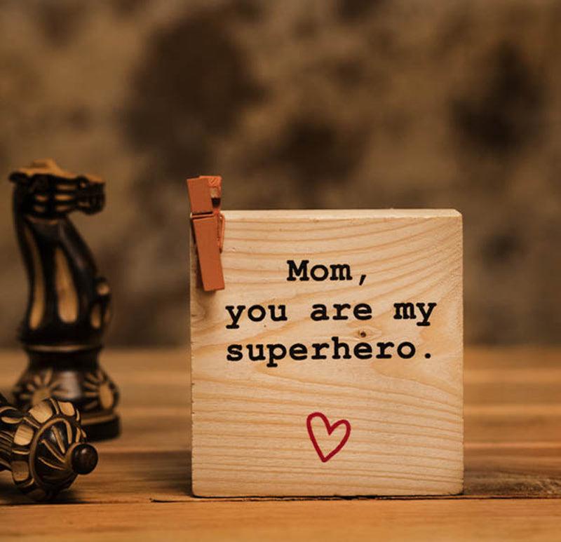Superhero Mom Table Photo frame