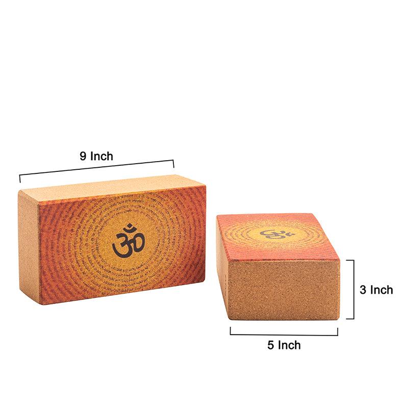 Kavi Om Cork Yoga Bricks (Set of 2)