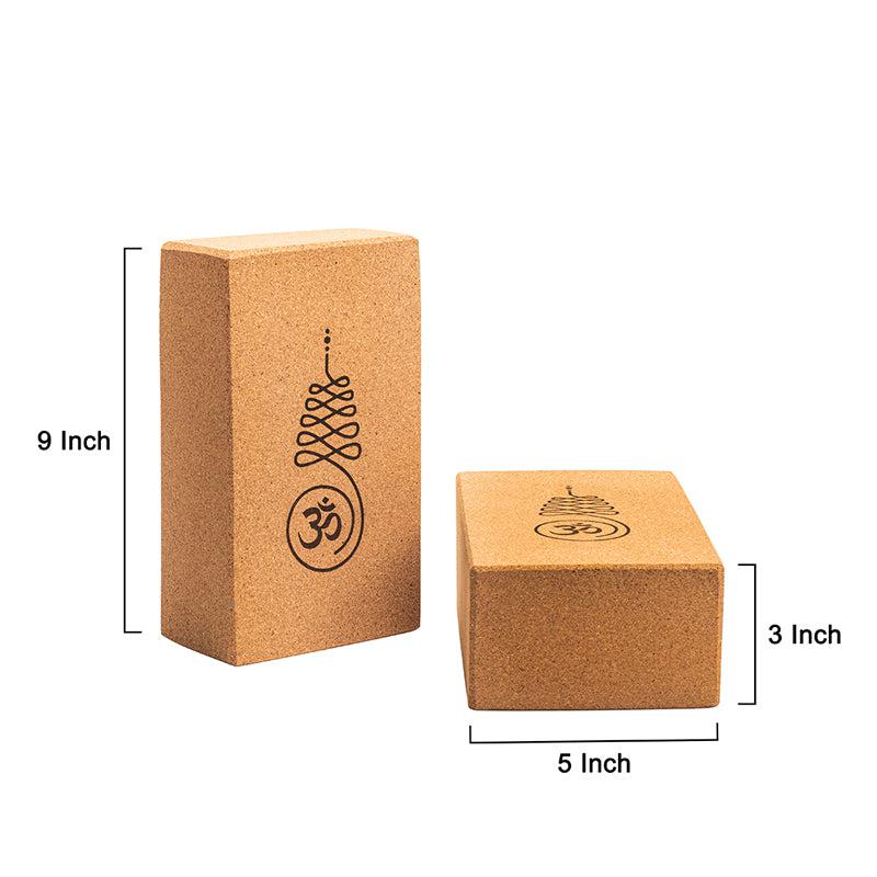 Kavi Omm Cork Yoga Bricks (Set of 2)