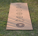 Kavi Personalised 3MM Chakra Cork Yoga Mat