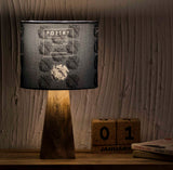 Kavi Poetry Wooden Shade Lamp (Square Base)