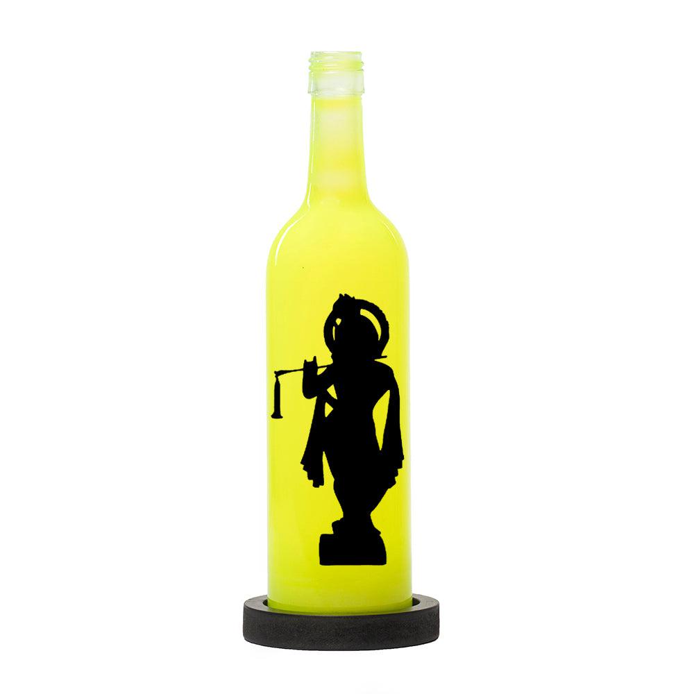 Krishna Inlit Lamp (Fl. Yellow)