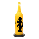 Krishna Inlit Lamp (Yellow)