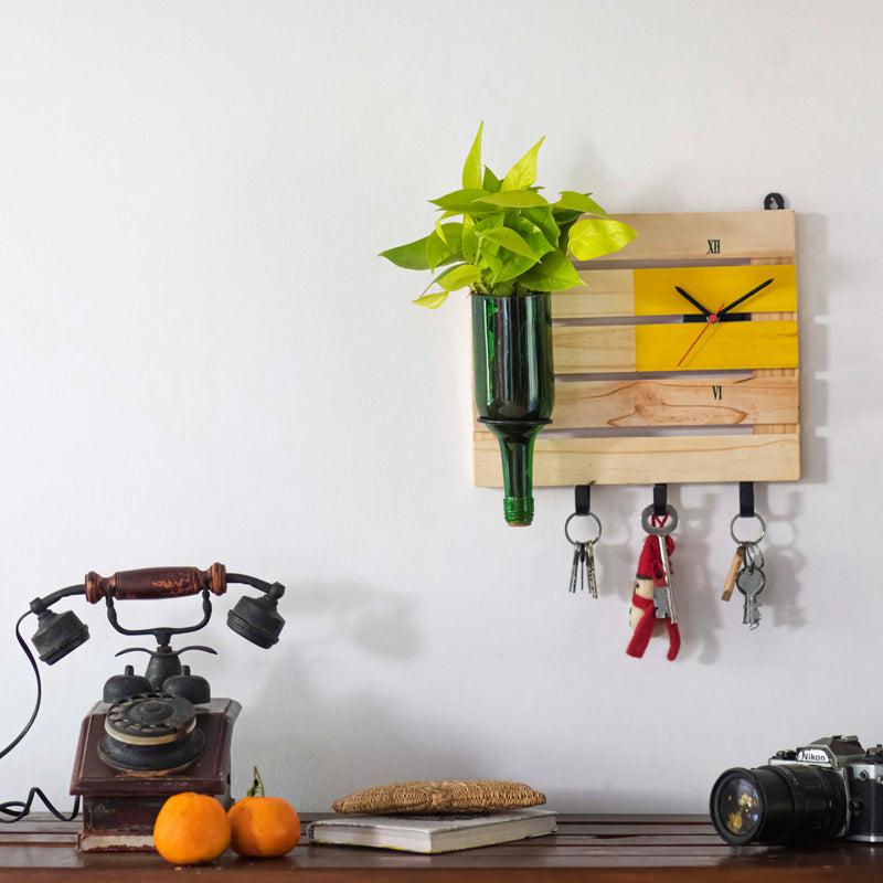 Multipurpose Wooden Pallet Board - Wine (Yellow)