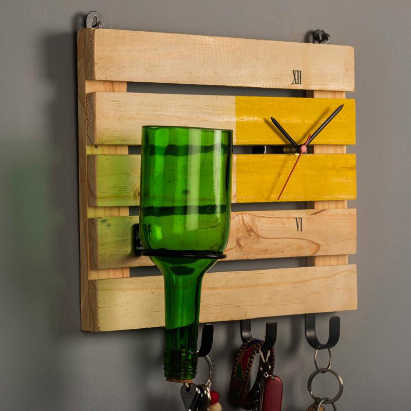 Multipurpose Wooden Pallet Board - Wine (Yellow)