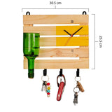 Multipurpose Wooden Pallet Board - Wine (Yellow)