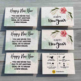 Plantable Happy New Year Greeting Cards with Envelopes (Set of 12)