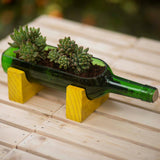 Stand-Up Bottle Planter - Yellow
