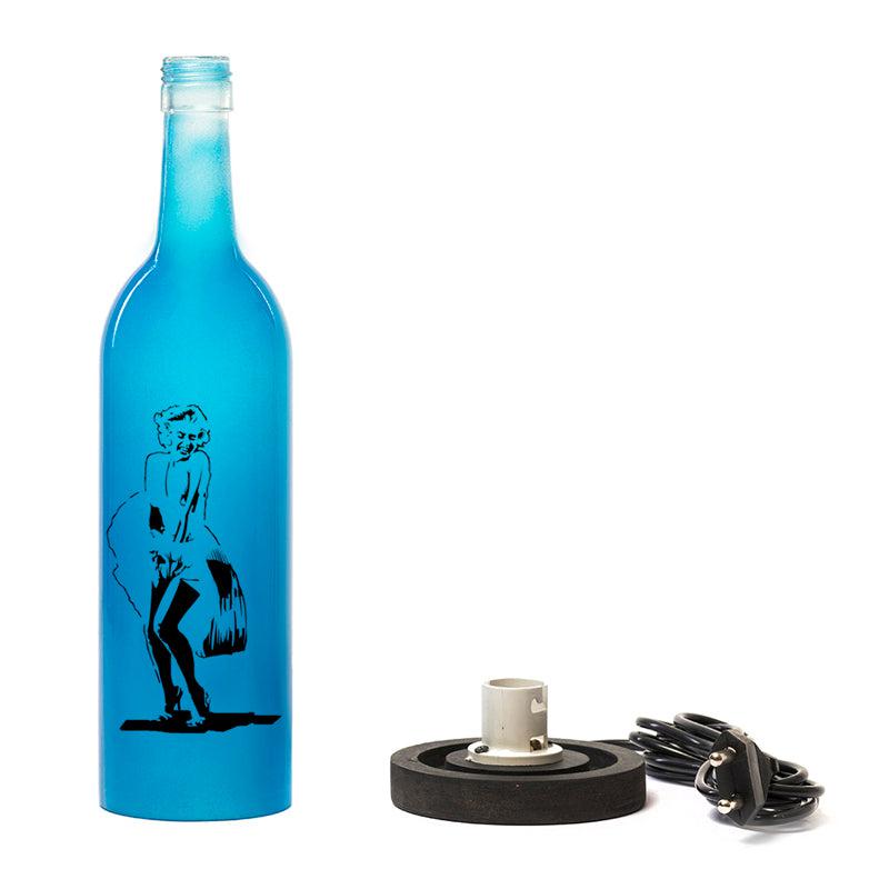 Standing -Marilyn Inlit Lamp (Blue)