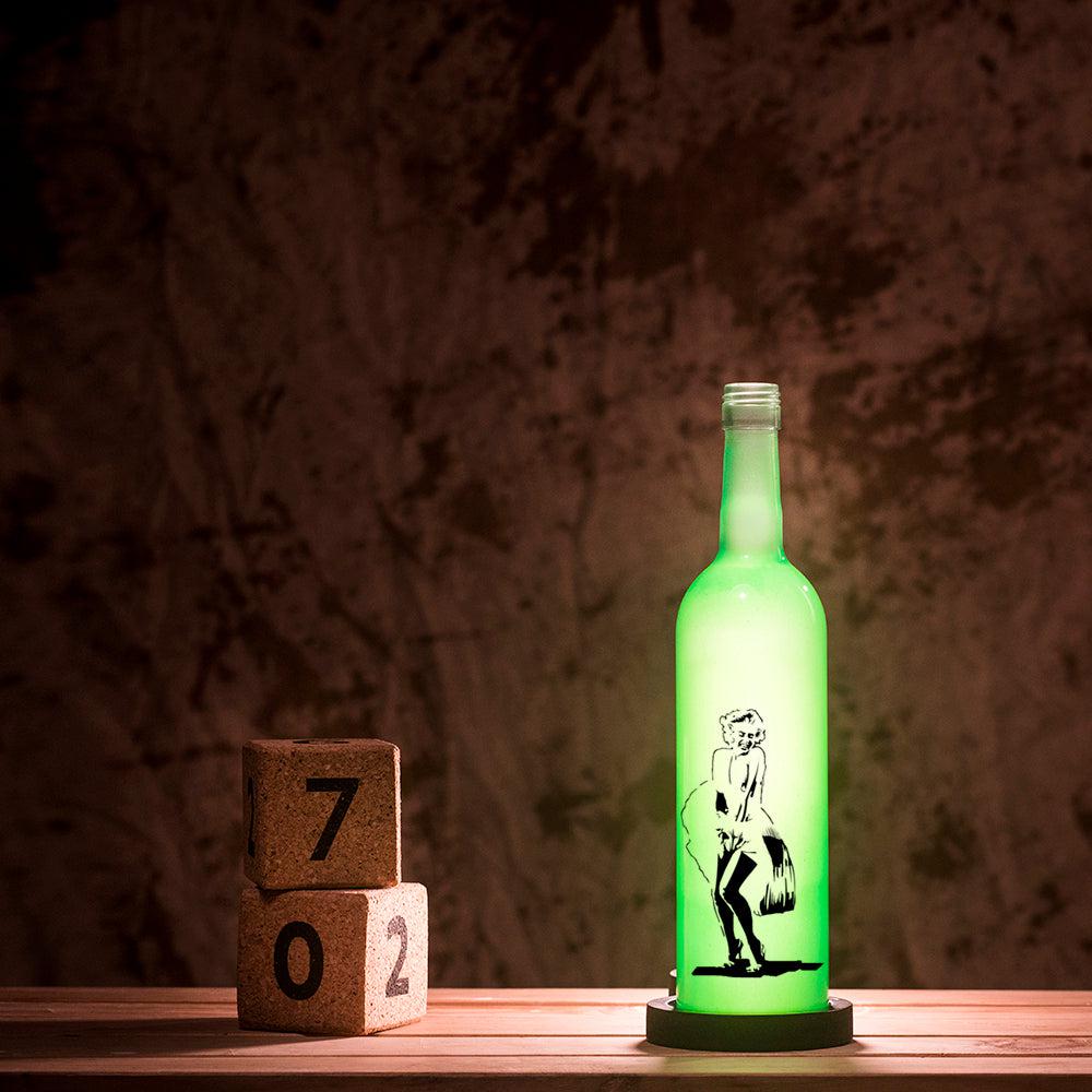 Standing -Marilyn Inlit Lamp (Green)
