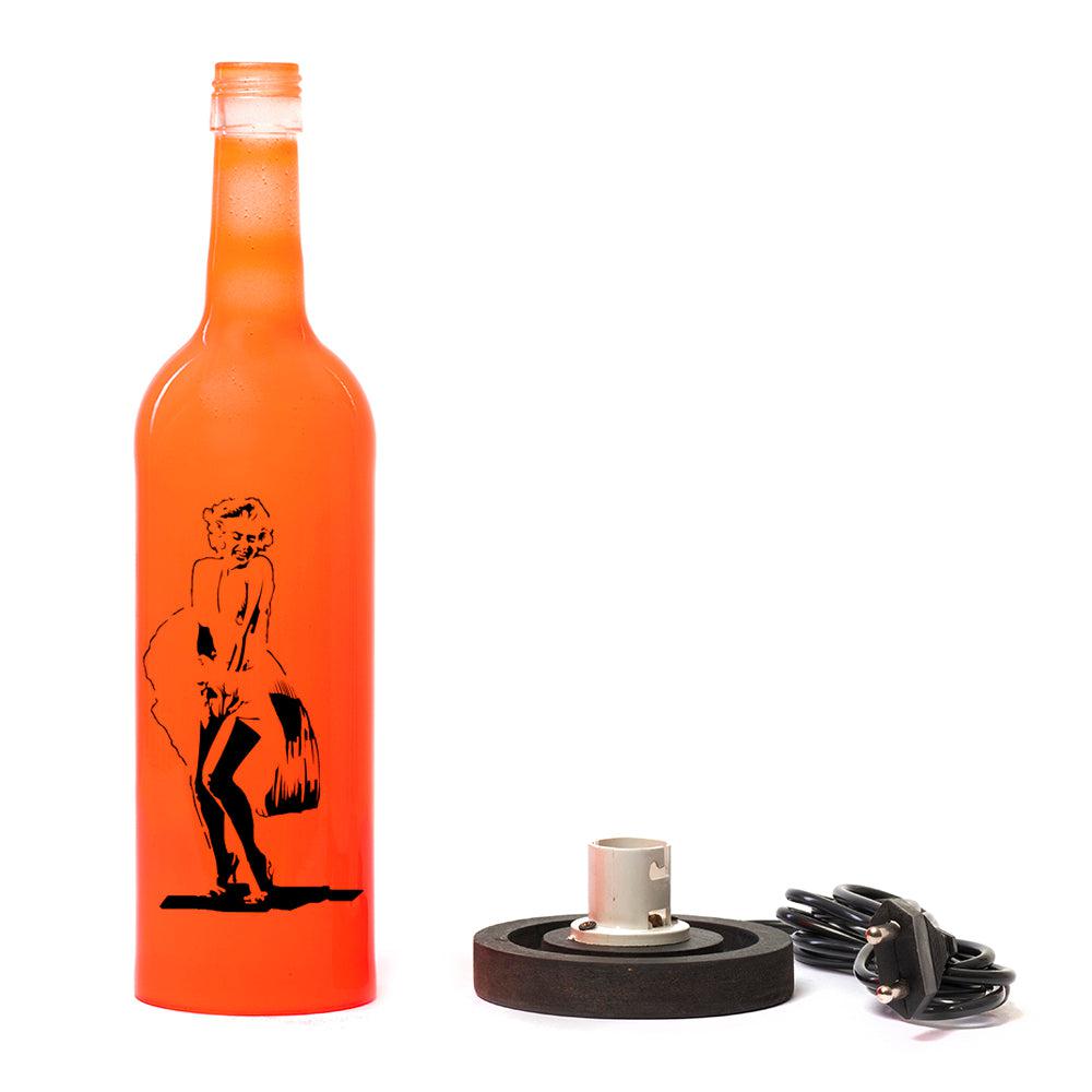 Standing -Marilyn Inlit Lamp (Orange)
