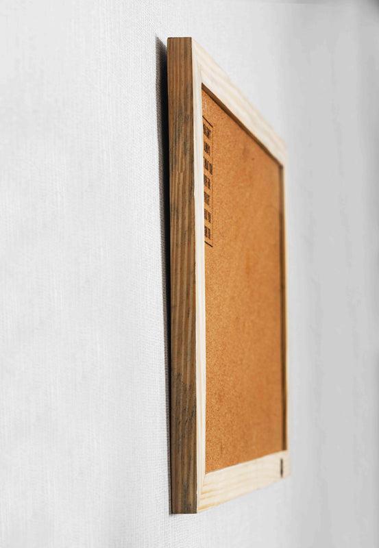 Stop Quitting Cork Pin Board - Beige