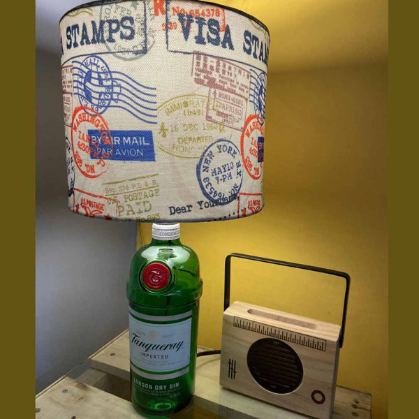 Tanqueray Bottle Shade Lamp