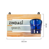 Zindagi Board with Antiquity Planter