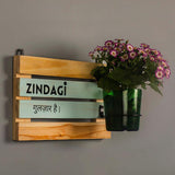 Zindagi Board with Vat69 Planter